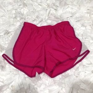 Pink nike shorts
